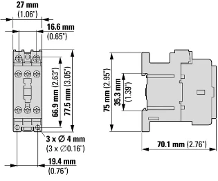 Eaton - Magneetschakelaar - DILMT7(RDC24) 190977 14302354