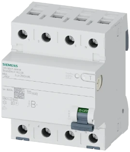 Siemens - Aardlekschakelaar - 5SV3647-4KK14 5SV36474KK14 14315888