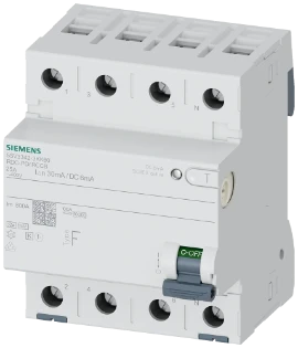 Siemens - Aardlekschakelaar - 5SV3342-3KK60 5SV33423KK60 14316027