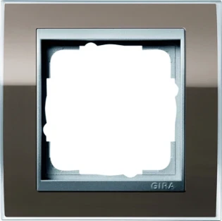 Gira - Afdekraam schakelmateriaal - Abd.rahmen 1f ZwRa.FAl EvKl BR 0211766 144429
