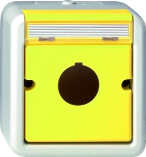 Gira - Overgangsafdekplaat schakelmateriaal - Geh.ZE BSF Taster D22,5mm WG AP GR 027130 146789