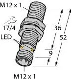 Turck Inductieve naderingsschakelaar BI2-M12-AP6X-H1141 46065 14994