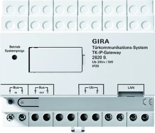 Gira - Aanvullende apparatuur voor deurcommunicatie - TKS-IP-Gateway 20 Liz. Türko 262099 156034