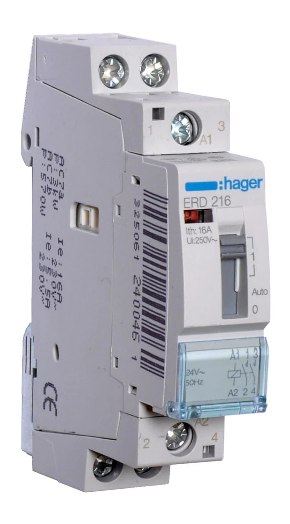 Hager Installatiehulpschakelaar modulair ERD216 ERD216 162428