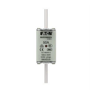 Eaton - Smeltpatroon (mes) - NH FUSE 50A 500V GG/GL SIZE 02 50NHG02B 17449376