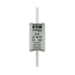 Eaton - Smeltpatroon (mes) - NH FUSE 50A 500V GG/GL SIZE 02 50NHG02B 17455224