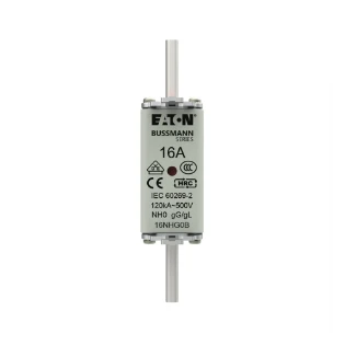 Eaton - Smeltpatroon (mes) - NH FUSE 16A 500V GG/GL SIZE 0 16NHG0B 17466795