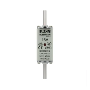 Eaton - Smeltpatroon (mes) - NH FUSE 16A 500V GG/GL SIZE 0 16NHG0B 17471457