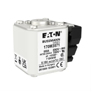 Eaton - HRC zekering - FUSE 500A 690V 1*GKN/50 AR UC 170M3571 17592873