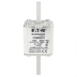 Eaton - HRC zekering - FUSE 630A 690V 1*TN/80 AR UC 170M3073 17593164