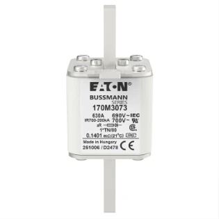 Eaton - HRC zekering - FUSE 630A 690V 1*TN/80 AR UC 170M3073 17593712