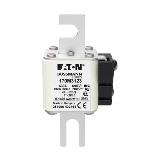 Eaton - HRC zekering - FUSE 630A 690V 1*KN/80 AR UC 170M3123 17595186