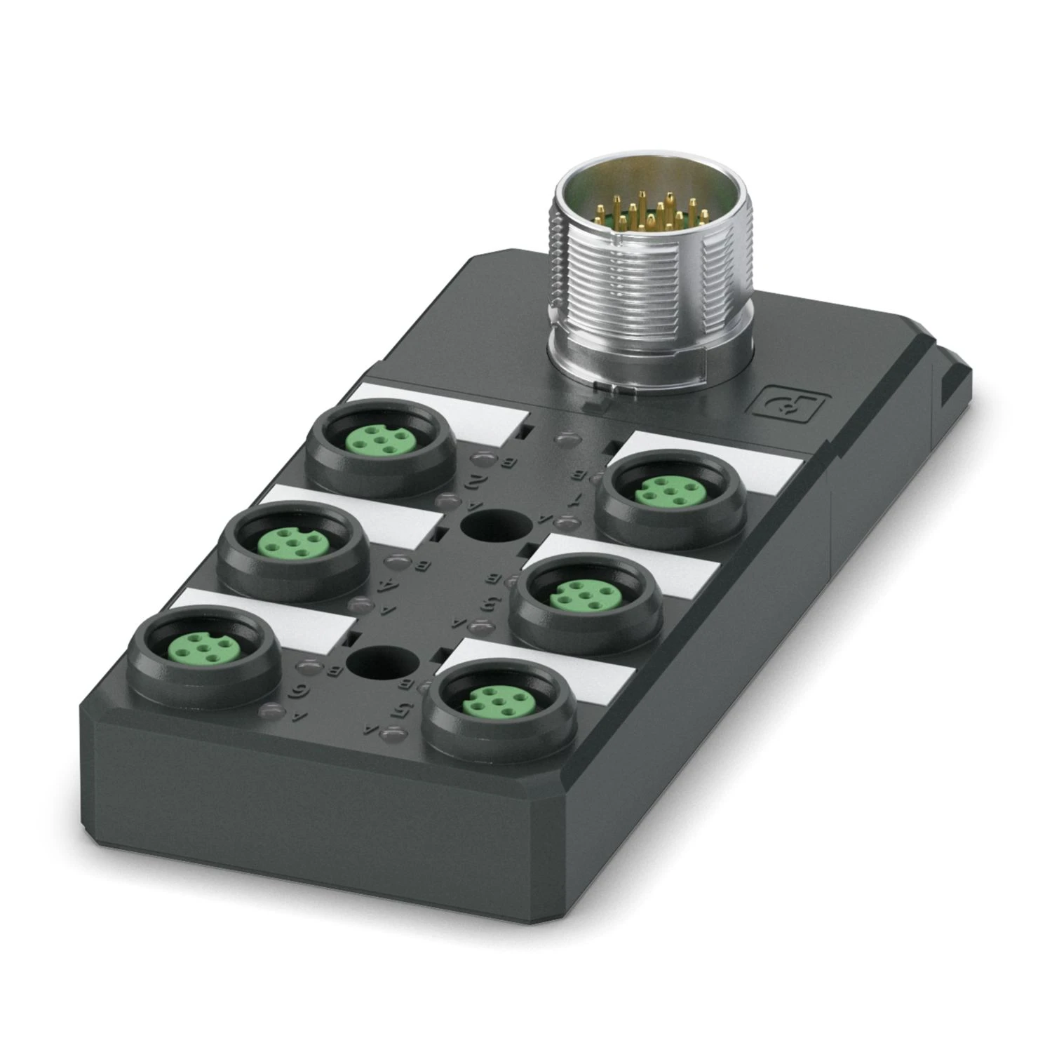 Phoenix Contact Passieve sensor-/actor verdeler (zonder kabel) SACB-6/12-L-M23 P12 1491733 17630798