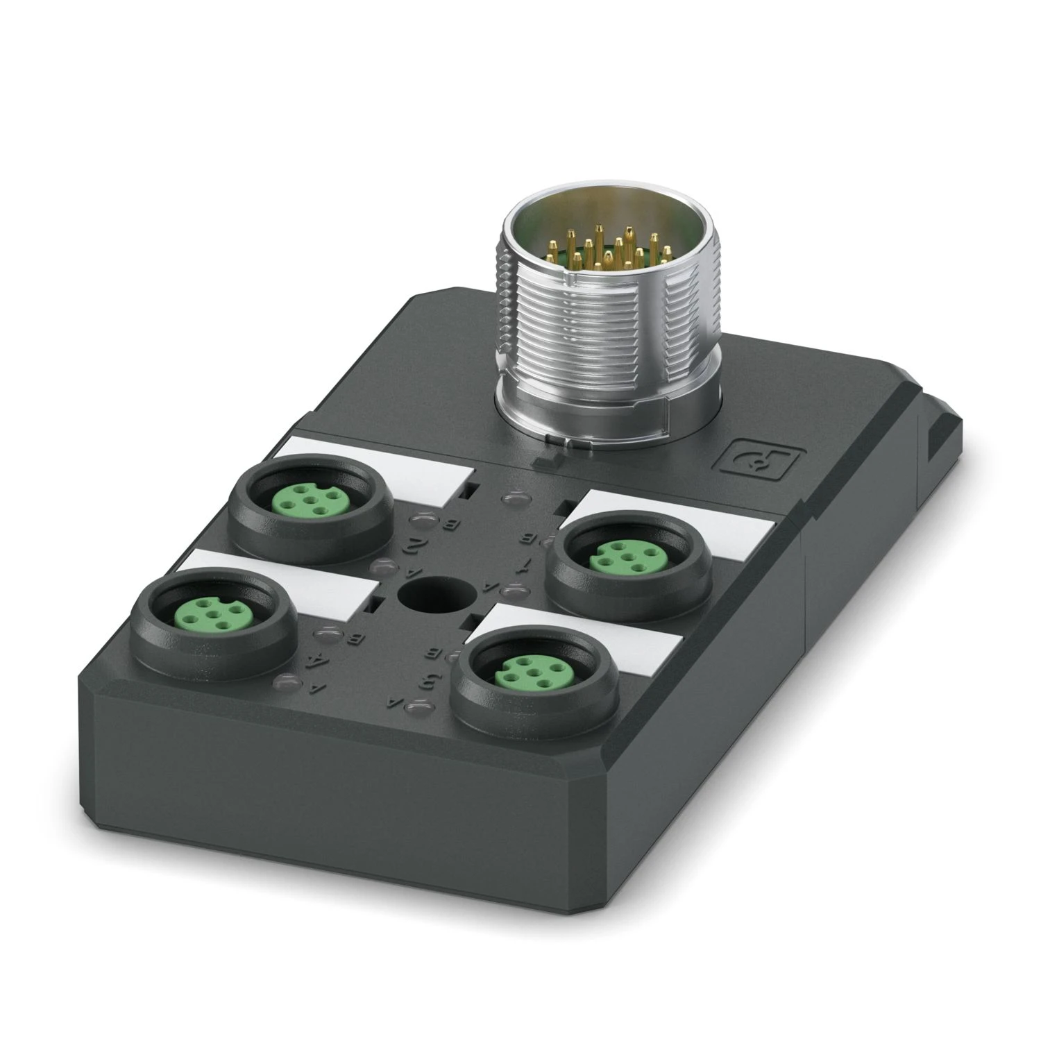 Phoenix Contact Passieve sensor-/actor verdeler (zonder kabel) SACB-4/ 8-L-M23 P12 1491724 17631195