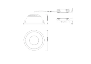 Ledvance - Downlight/spot/schijnwerper - LEDV 4099854491184 4099854491184 17828859