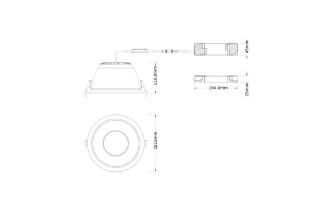 Ledvance - Downlight/spot/schijnwerper - LEDV4099854491146 4099854491146 17829034