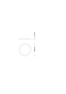 Ledvance - Mechanische toebehoren/onderdelen voor verlichtingsarmaturen - DOWNLIGHT COMFORT EXCHANGEABLE RING D150 BK 4099854515316 17829421