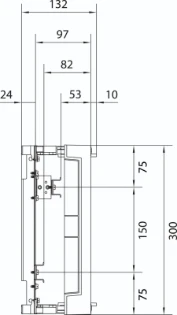 Hager - Inbouwunit voor modulaire componenten - UD21A1 UD21A1 17910721