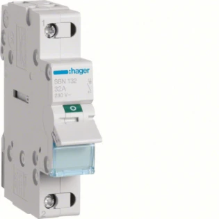 Hager - Inbouwschakelaar modulair - SBN132 SBN132 17922682