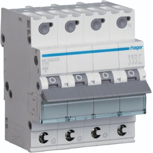 Hager - Installatieautomaat - MCS620E MCS620E 17928174