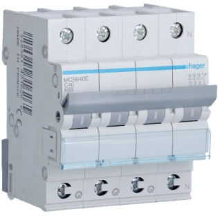 Hager - Installatieautomaat - MCS640E MCS640E 17930402