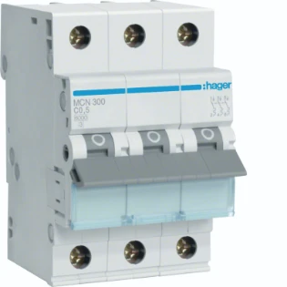 Hager - Installatieautomaat - MCN300 MCN300 17933160