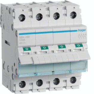 Hager - Inbouwschakelaar modulair - SBN490 SBN490 17934086