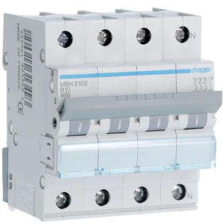 Hager - Installatieautomaat - MBN610E MBN610E 17937388