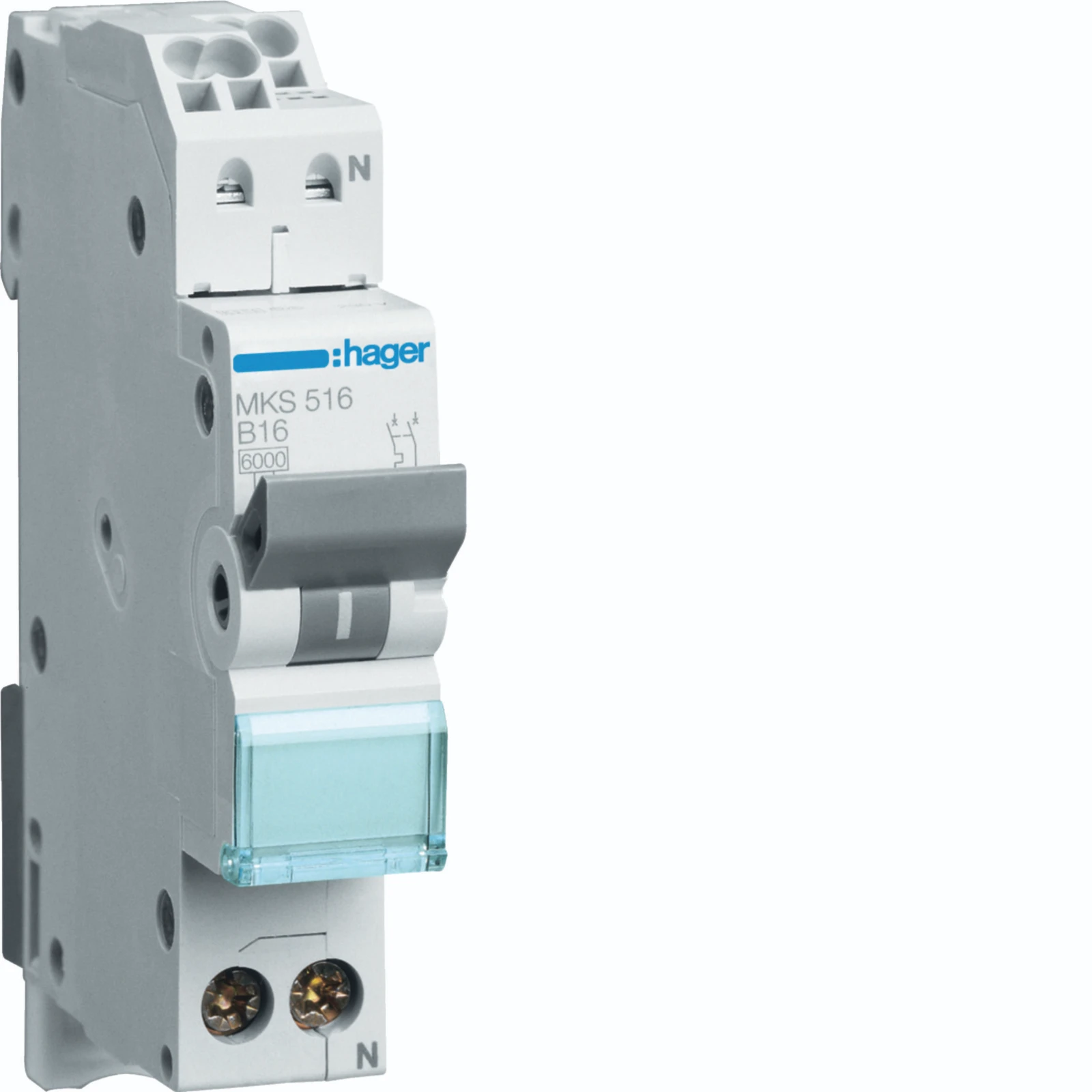 Hager Installatieautomaat MKS516 MKS516 17941447