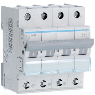 Hager - Installatieautomaat - MCS663E MCS663E 17943954