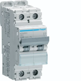 Hager - Installatieautomaat - NDN263 NDN263 17944664