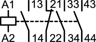 Hager - Hulpcontact, relais - EVR00431C EVR00431C 17945602
