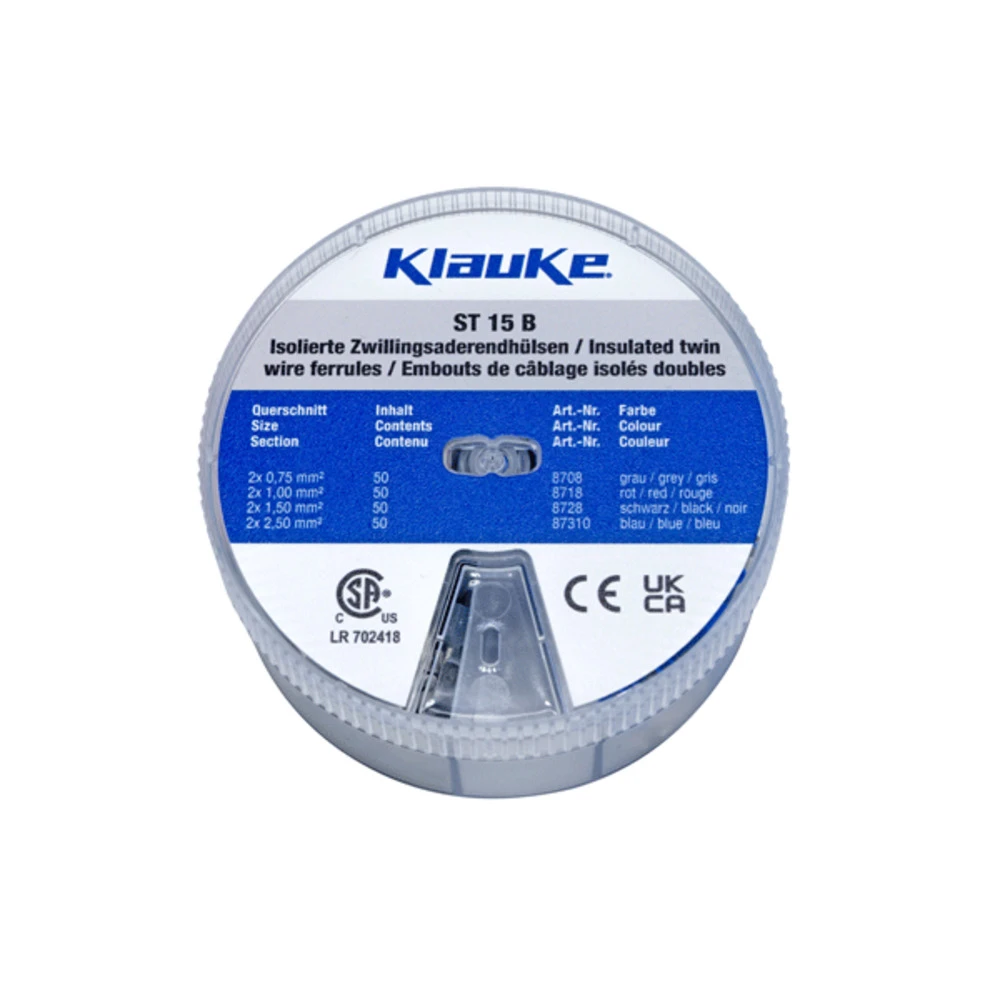 Klauke Assortimentdoos verbindingsmaterialen ST15B 900074291 17968492