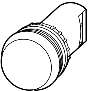 Eaton - Signaallamp frontelement - M22-LC-R 216908 17975036