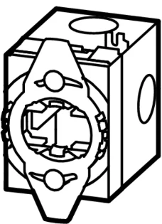 Eaton - Adapter drukknop/signaallamphouder - M22-ADC 106523 17975435