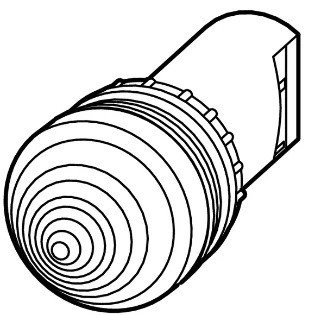 Eaton - Signaallamp frontelement - M22-LCH-Y 216917 17980784