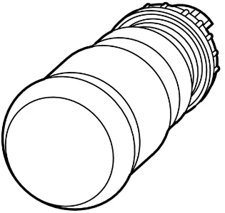 Eaton - Drukknop frontelement (paddenstoel) - M22S-PV 225528 17985860
