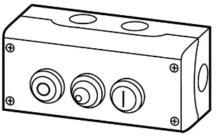 Eaton - Drukknopkast compleet - M22-I3-M2 216533 17986686
