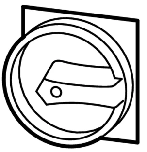 Eaton - Bedieningsknop voor vermogensschakelaar - SVB-T0 057892 17986738