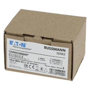 Eaton - Smeltpatroon (mes) - NH125A 500V gG SIZE 00 WEATHER RESI 125NHG00BWP 17987758
