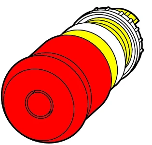 Eaton - Drukknop frontelement (paddenstoel) - M22-PVLT 263469 17988948