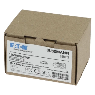 Eaton - Smeltpatroon (mes) - NH125A 500V gG SIZE 00 WEATHER RESI 125NHG00BWP 17989731