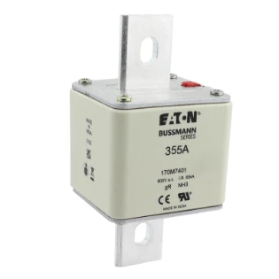 Eaton - HRC zekering - FUSE 355A 800V AC gR SIZE 3 DUAL IN 170M7401 17990028