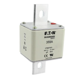 Eaton - HRC zekering - FUSE 355A 800V AC gR SIZE 3 DUAL IN 170M7401 17991223
