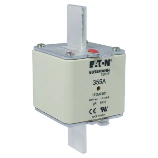 Eaton - HRC zekering - FUSE 355A 800V AC gR SIZE 3 DUAL IN 170M7401 17991277