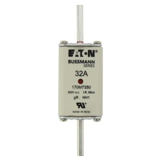 Eaton - HRC zekering - FUSE 32A 800V AC gR SIZE 1 DUAL IND 170M7350 17991644