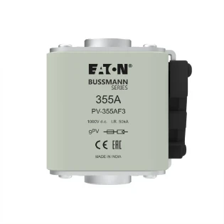 Eaton - HRC zekering - FUSE 355A, 1000V DC SIZE 3 FLUSH EN PV-355AF3 17994205