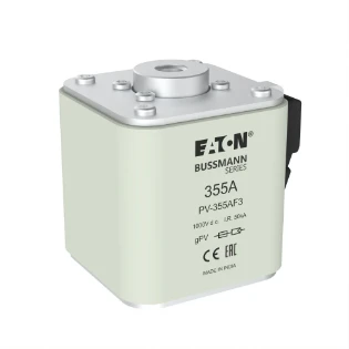 Eaton - HRC zekering - FUSE 355A, 1000V DC SIZE 3 FLUSH EN PV-355AF3 17994357