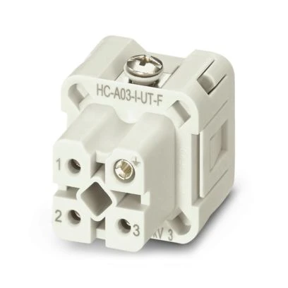 Phoenix Contact Contactblok voor rechthoekige connector HC-A03-I-UT-F 1585223 18013116
