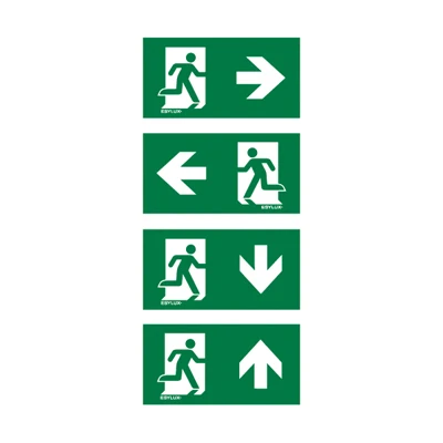 Esylux Pictogram noodverlichting SLX 24 High Cover pictoset 1 (res.) EN10077142 182012